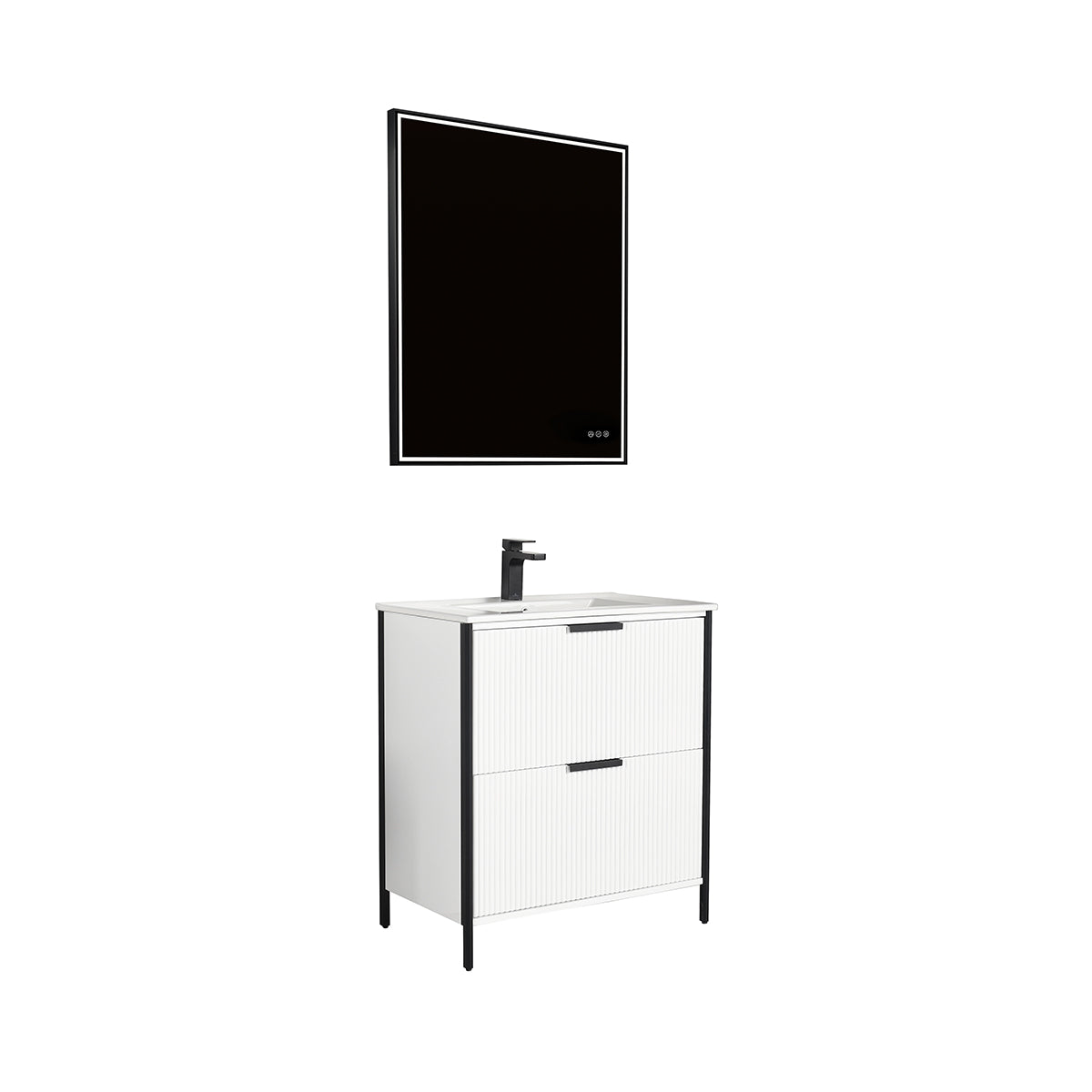 Zurich 30″ Glossy White Vanity