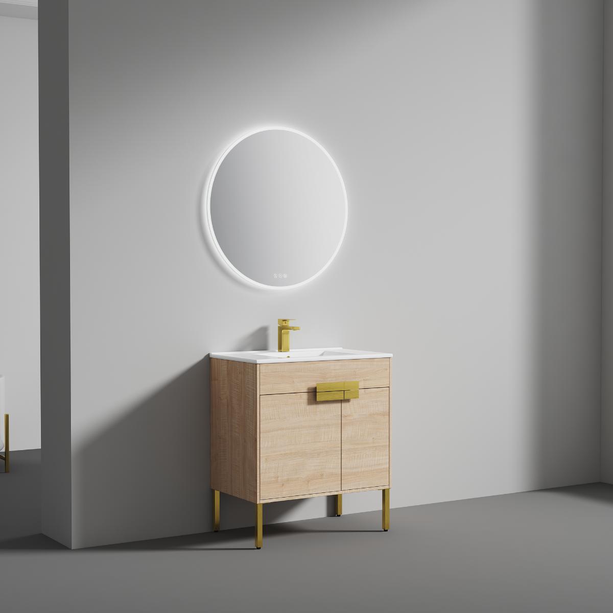 Bari Freestanding Bathroom Vanity with Sink
