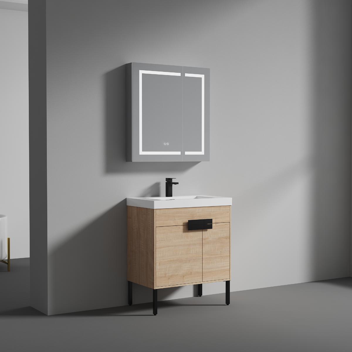 Bari Freestanding Bathroom Vanity with Sink