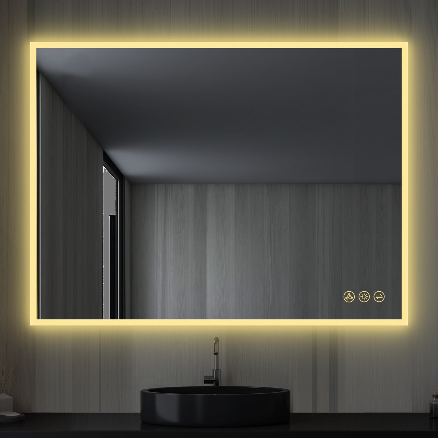 Beta - LED Mirror Frosted Sides
