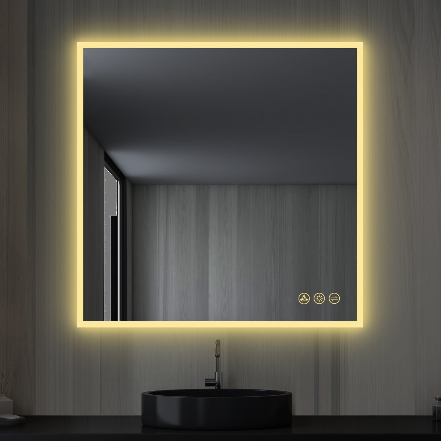 Beta - LED Mirror Frosted Sides