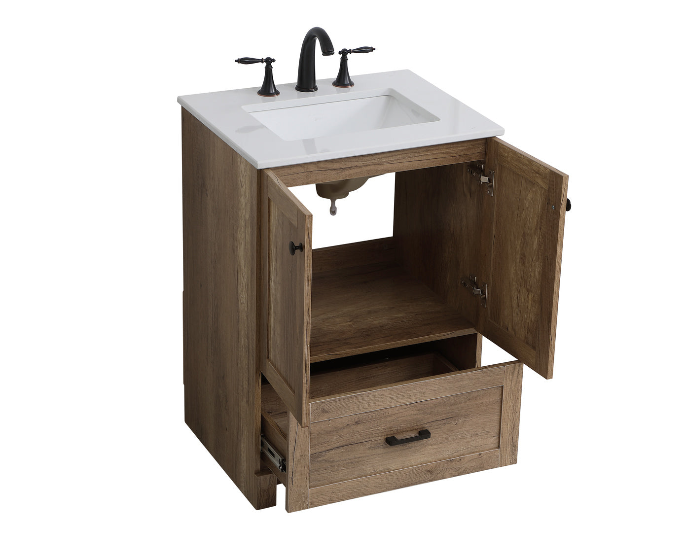 24 inch Single Bathroom Vanity in Natural oak VF2824NT