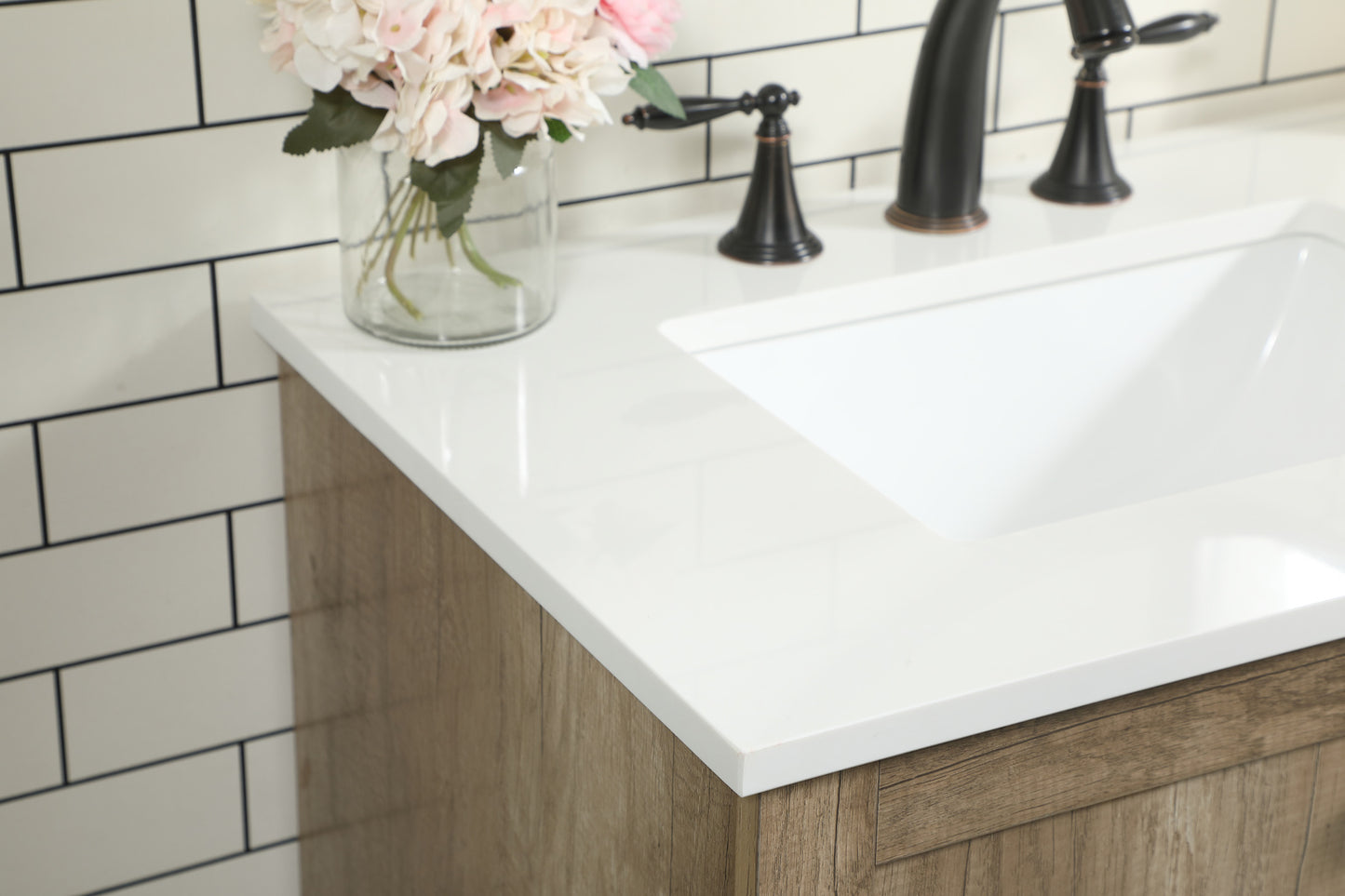 42 inch Single bathroom vanity in natural oak VF2842NT