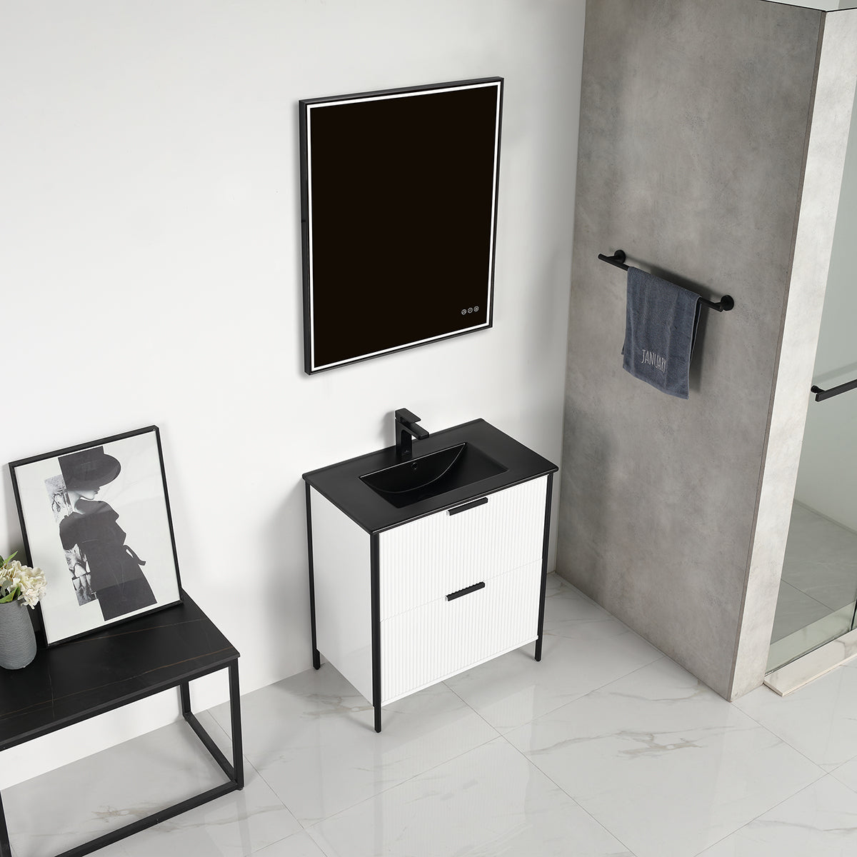 Zurich 30″ Glossy White Vanity
