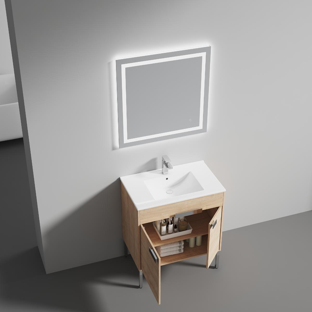 Bari Freestanding Bathroom Vanity with Sink