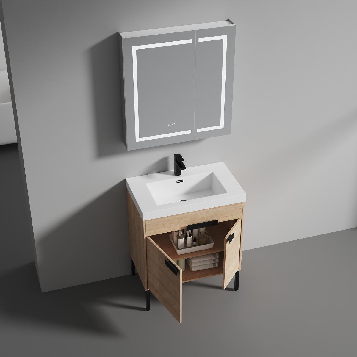 Bari Freestanding Bathroom Vanity with Sink