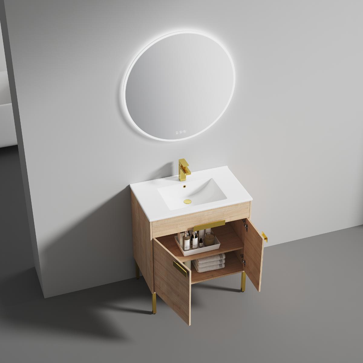Bari Freestanding Bathroom Vanity with Sink