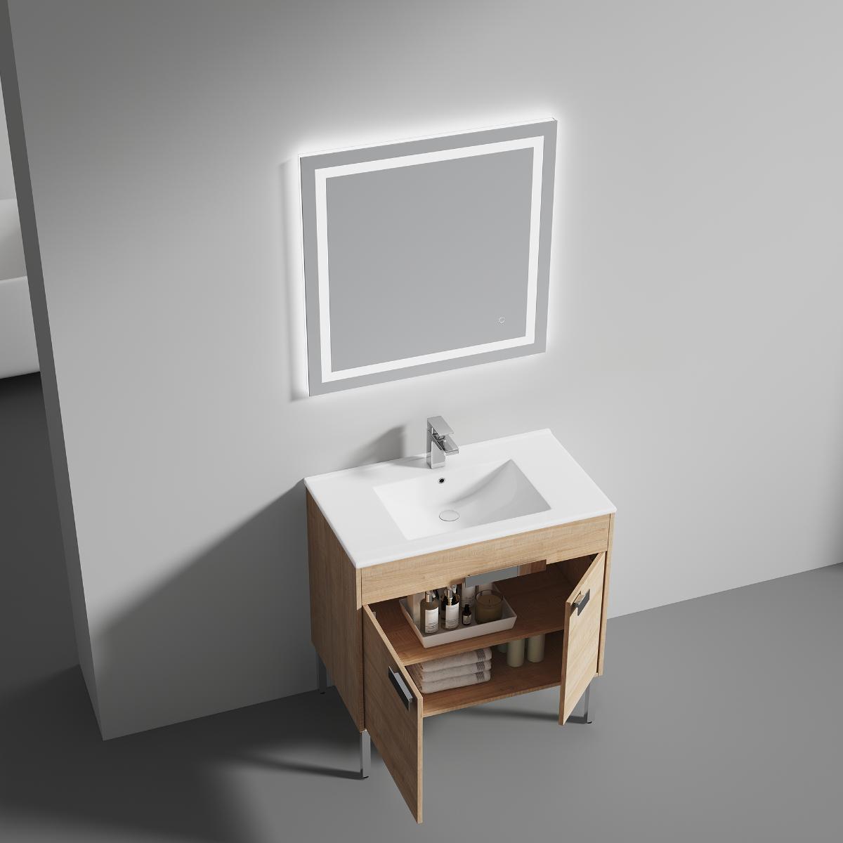 Bari Freestanding Bathroom Vanity with Sink
