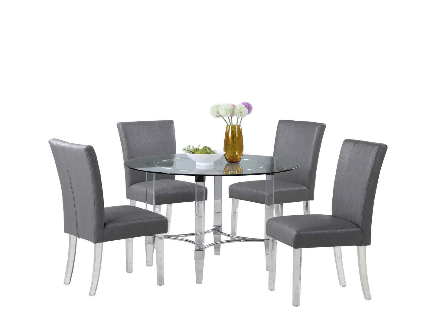 4038-5PC-GRY Dining Set