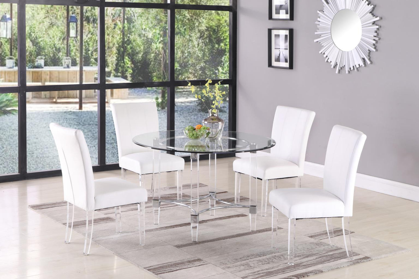 4038-5PC-WHT Dining Set