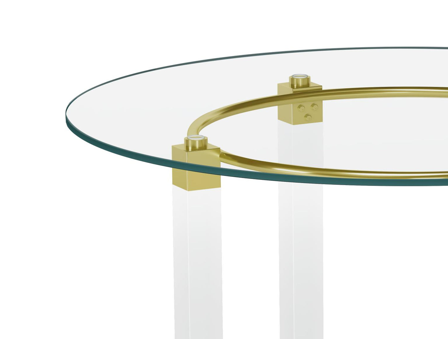 4038-RILEY-GLD-5PC-BLU Dining Set