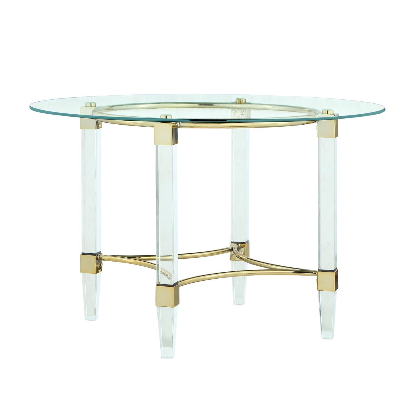 4038-RILEY-GLD-5PC-BLU Dining Set