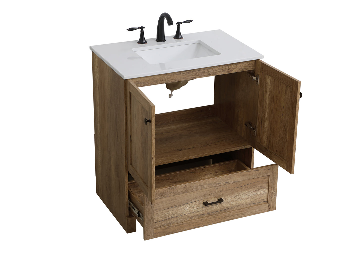 30 inch Single Bathroom Vanity in Natural oak VF2830NT