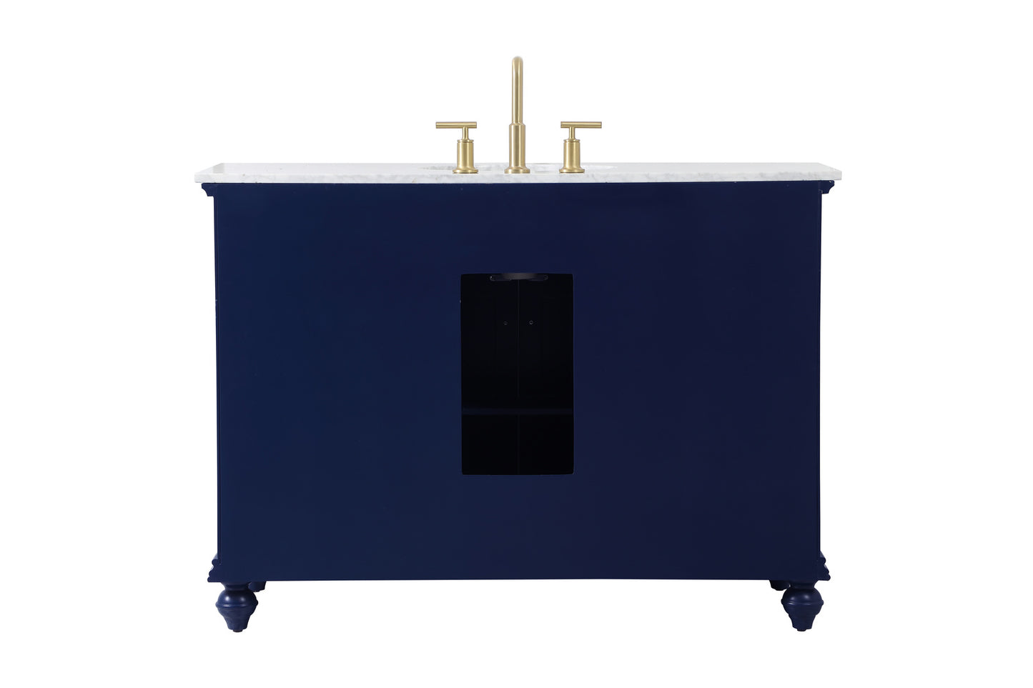 48 inch Single bathroom vanity in blue