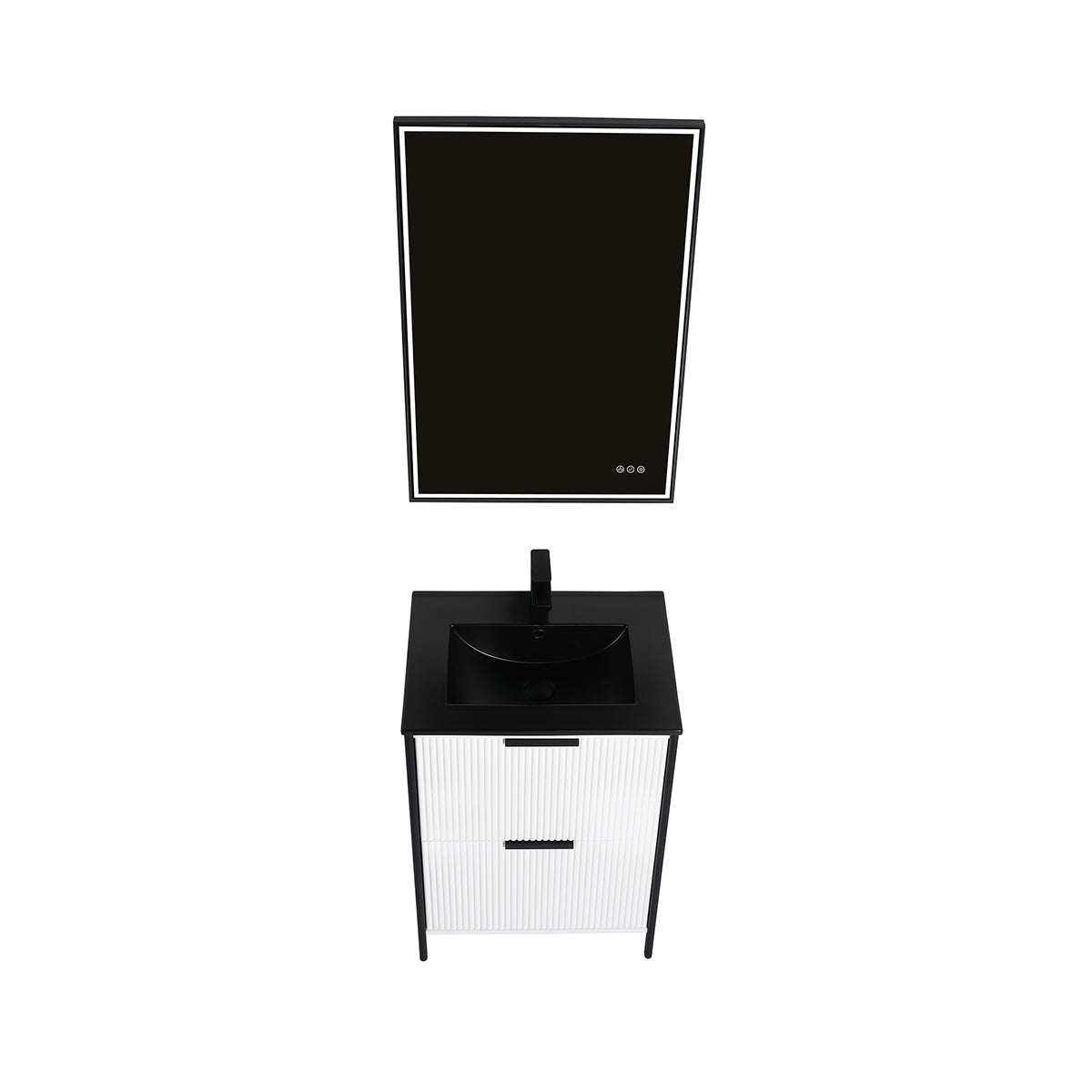 Zurich 24″ Glossy White Vanity