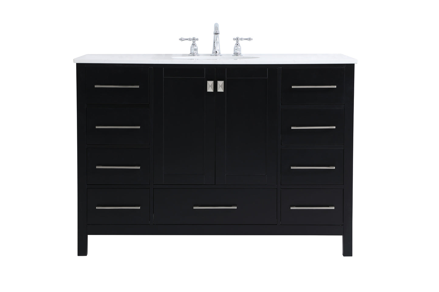 48 inch Single Bathroom Vanity in Black VF18848BK