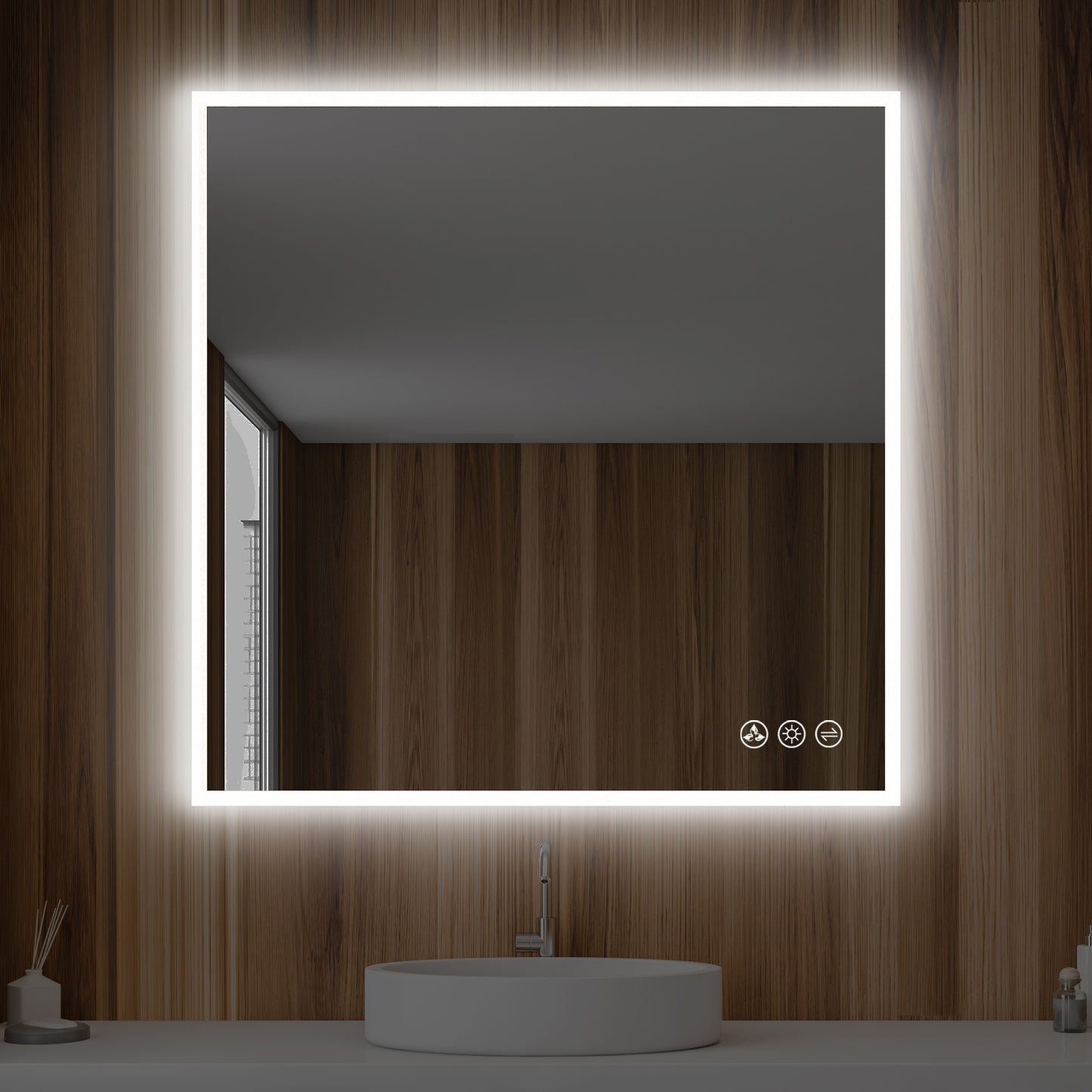 Beta - LED Mirror Frosted Sides