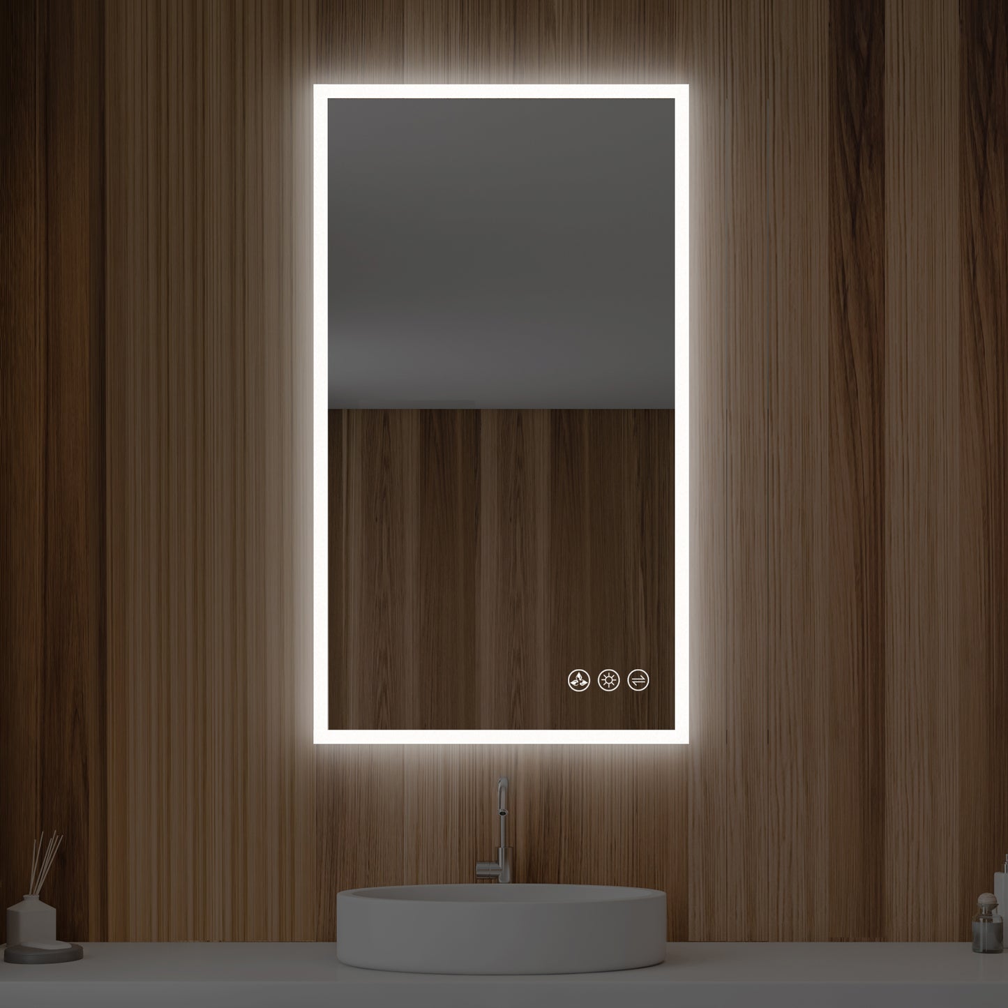 Beta - LED Mirror Frosted Sides