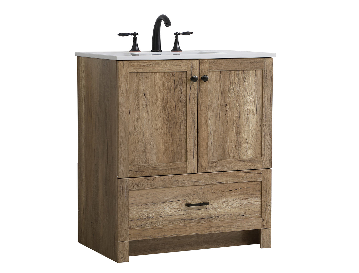 30 inch Single Bathroom Vanity in Natural oak VF2830NT