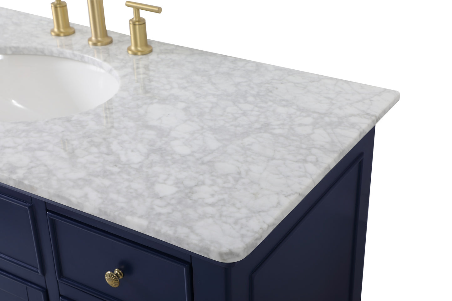 48 inch Single bathroom vanity in blue