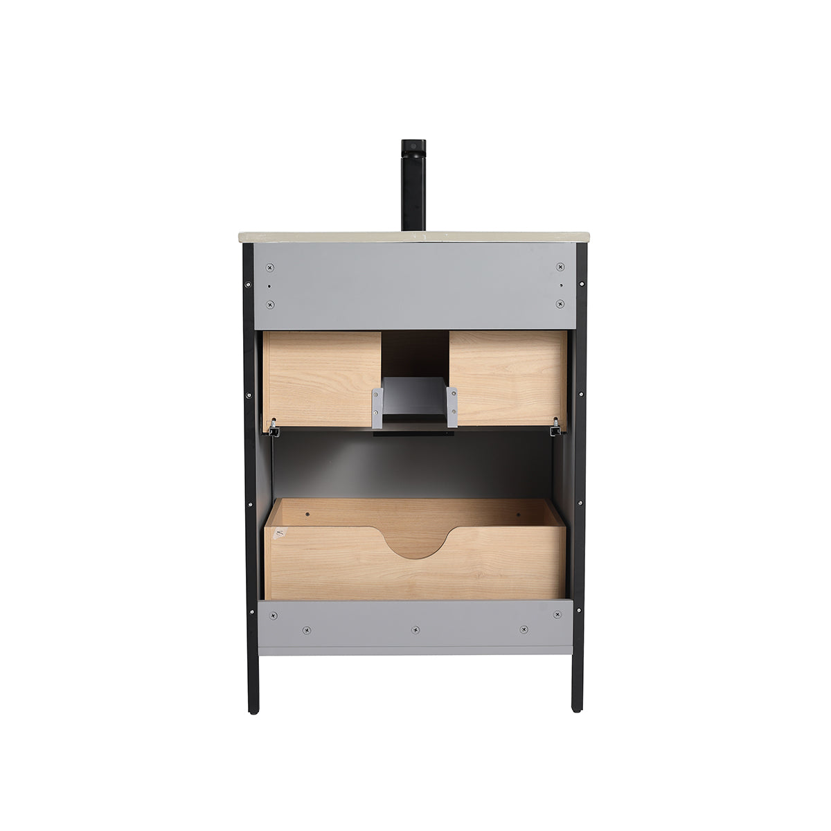 Zurich 24″ Metal Gray Vanity