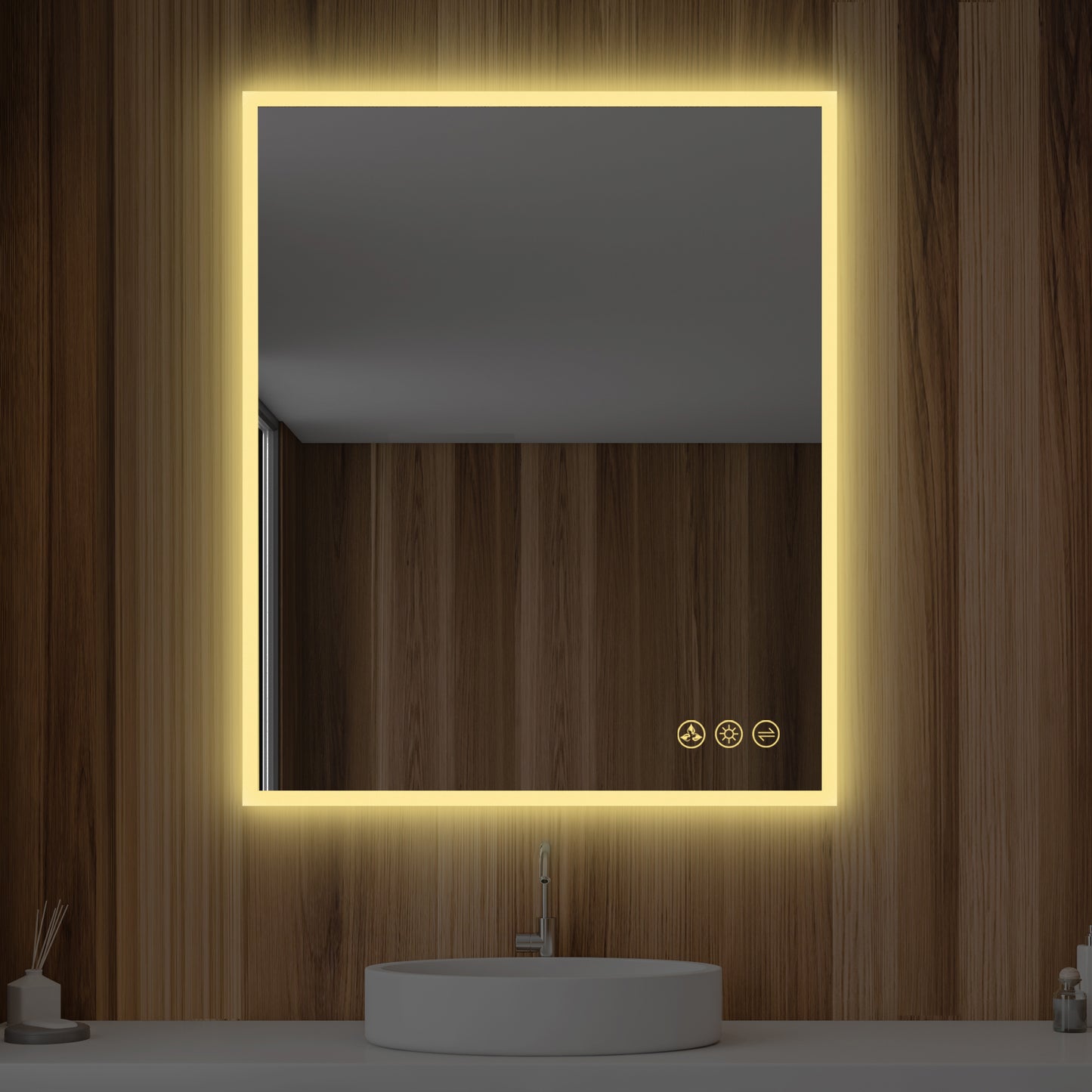 Beta - LED Mirror Frosted Sides