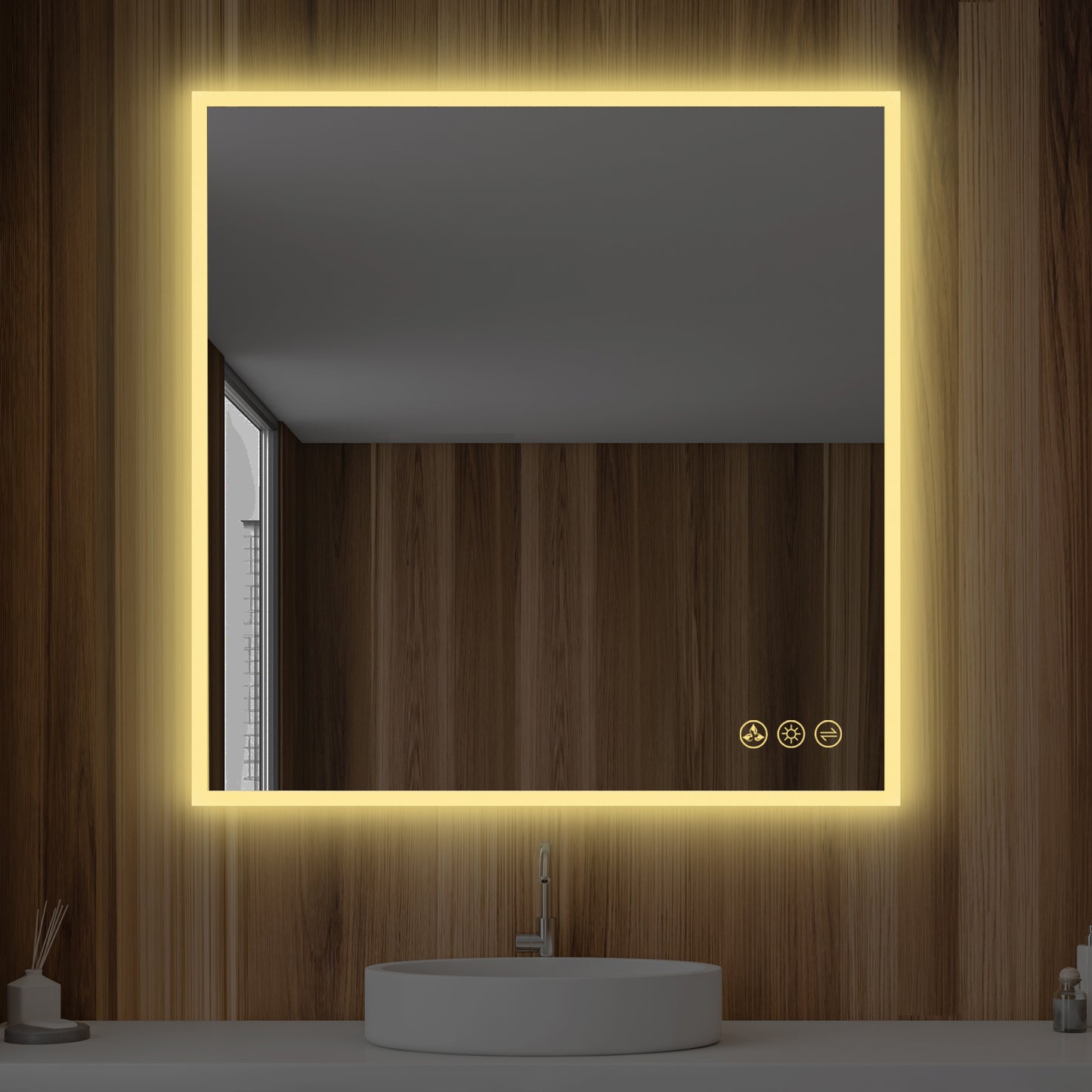Beta - LED Mirror Frosted Sides