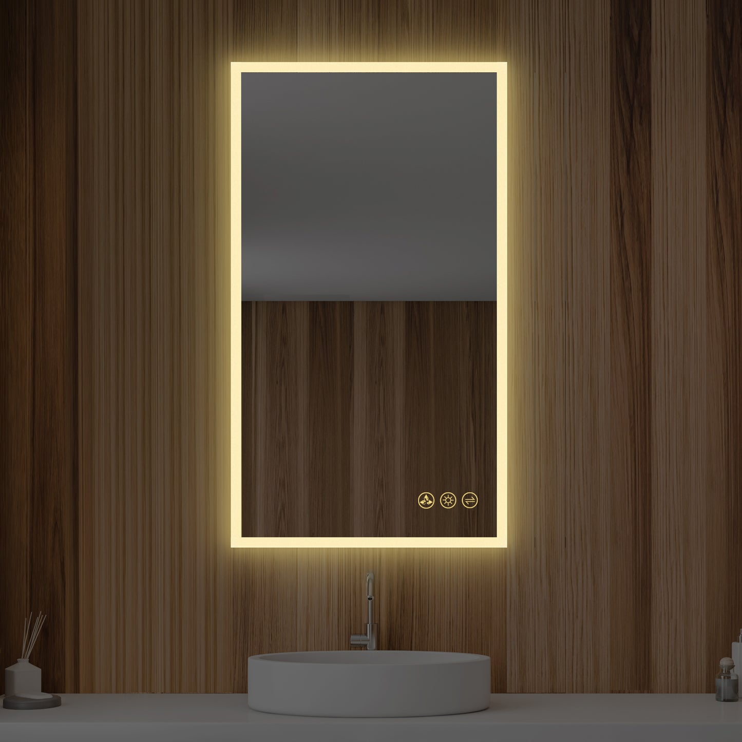 Beta - LED Mirror Frosted Sides
