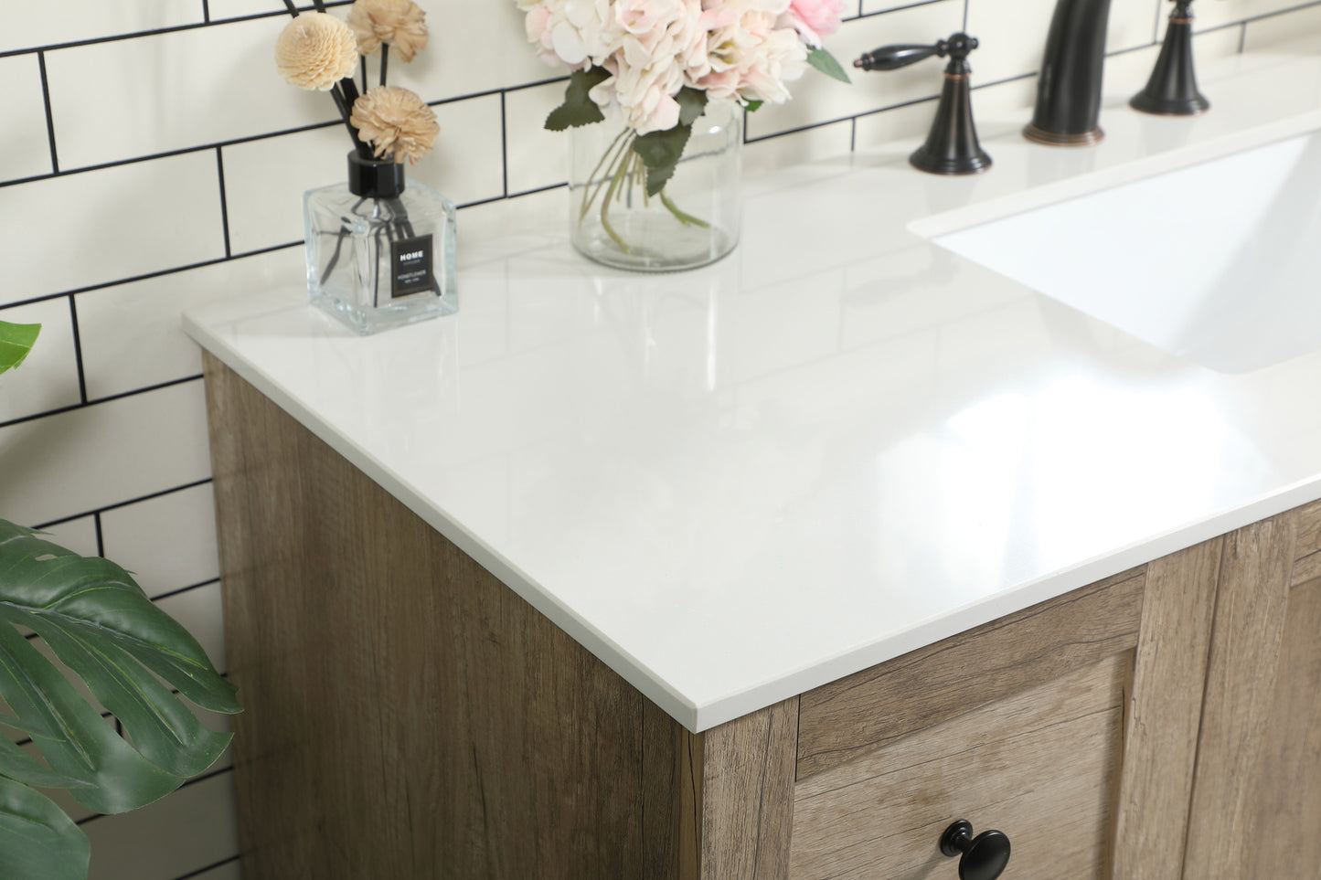 48 inch Single bathroom vanity in natural oak VF2848NT