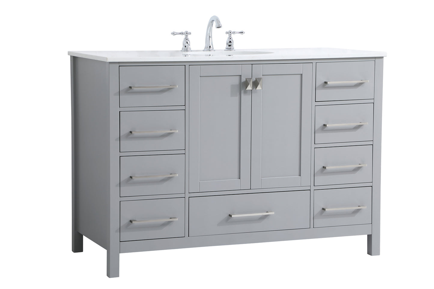 48 inch Single Bathroom Vanity in Gray VF18848GR