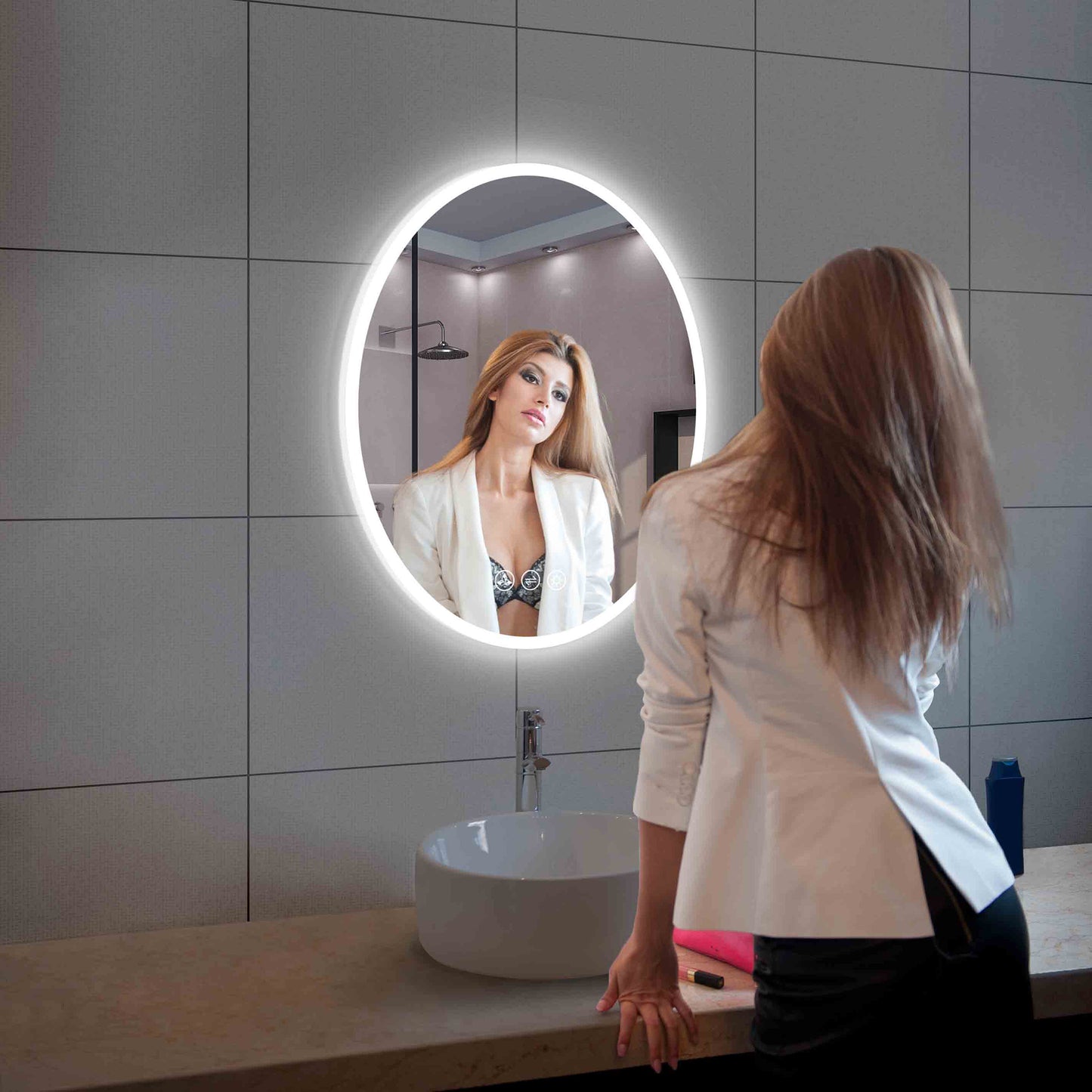 Oval - LED Mirror
