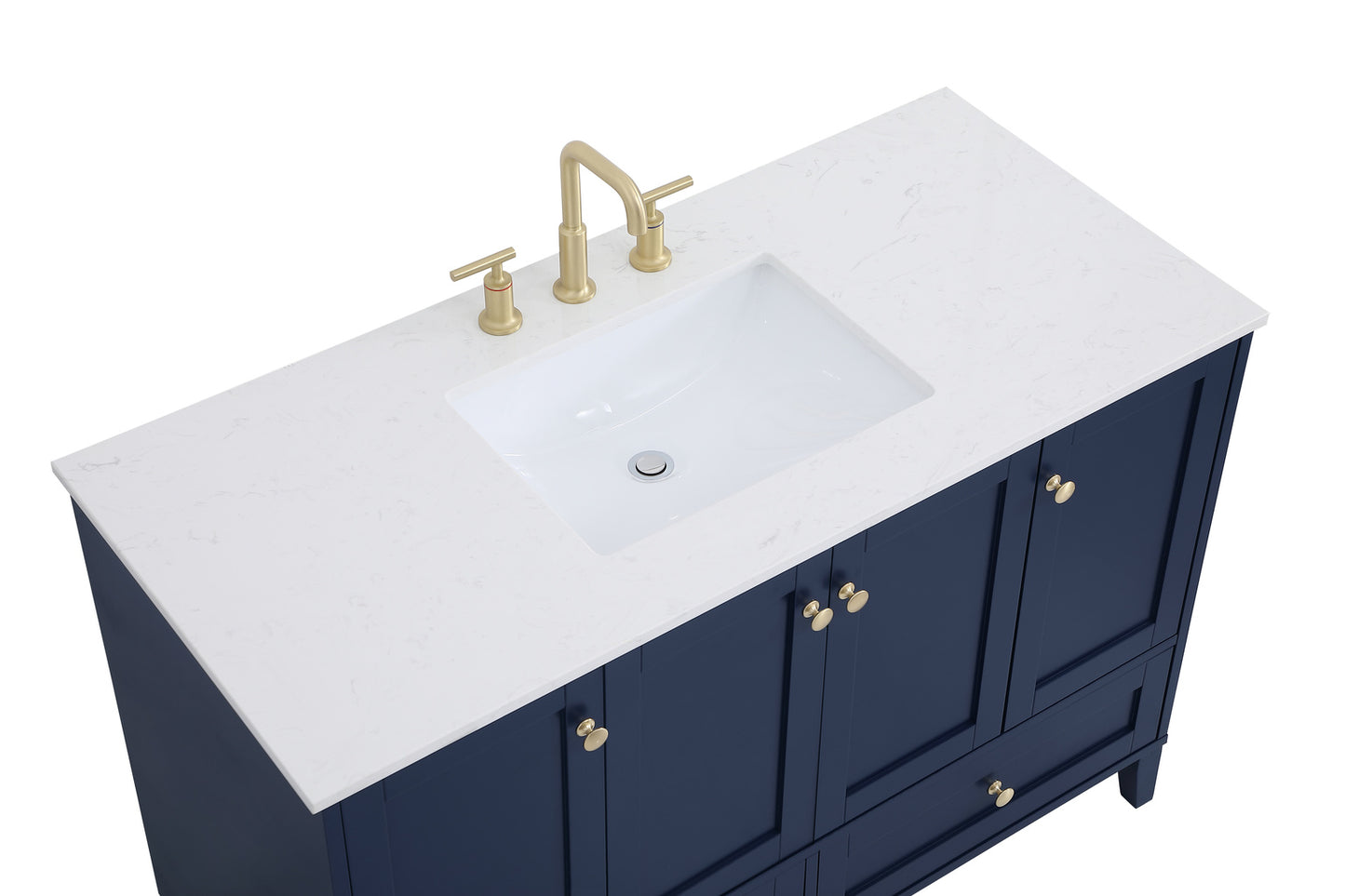 48 inch Single Bathroom Vanity in Blue VF18048BL