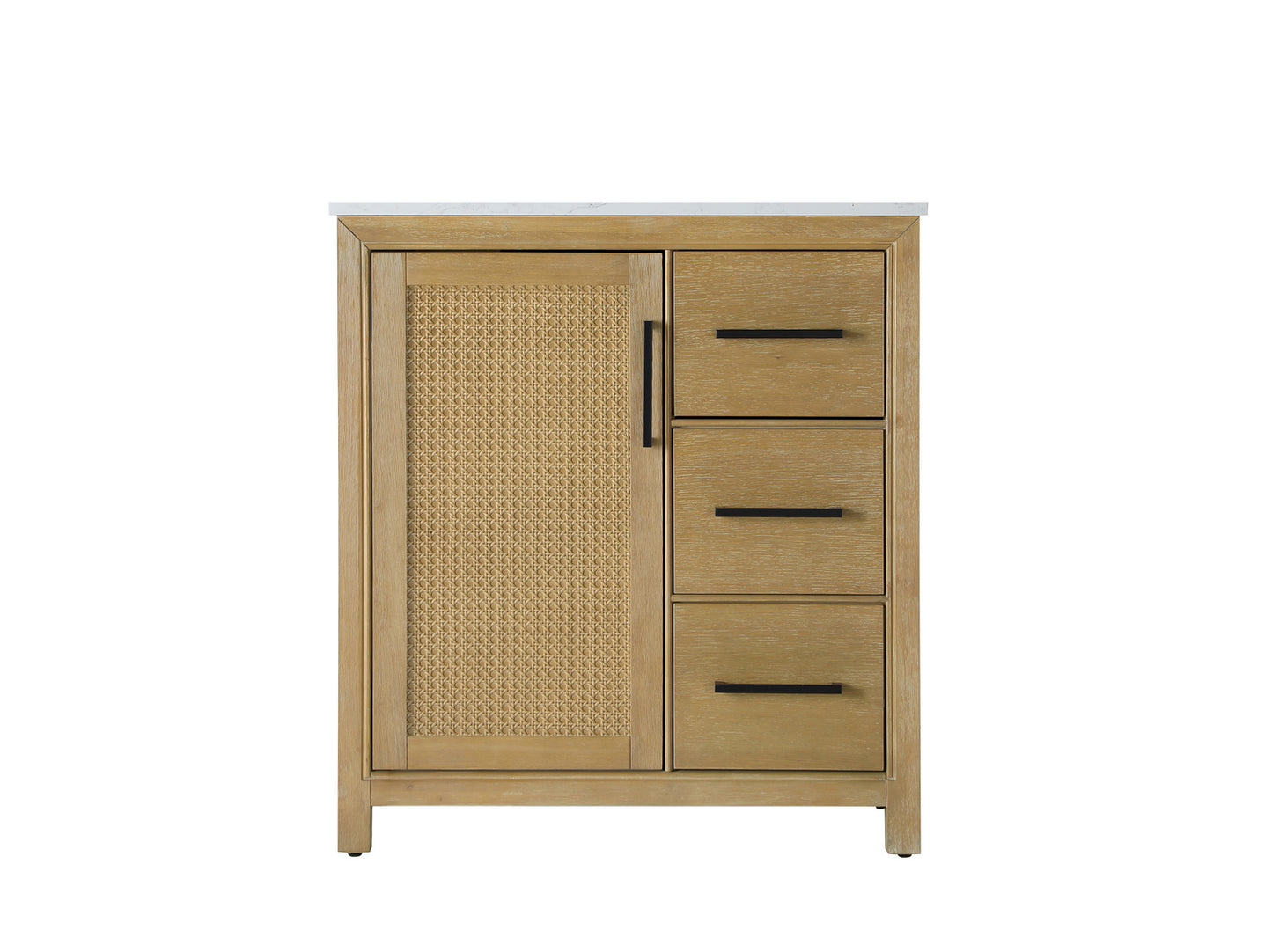 32 Inch Single Bathroom Vanity In Linen Oak VF29532LO