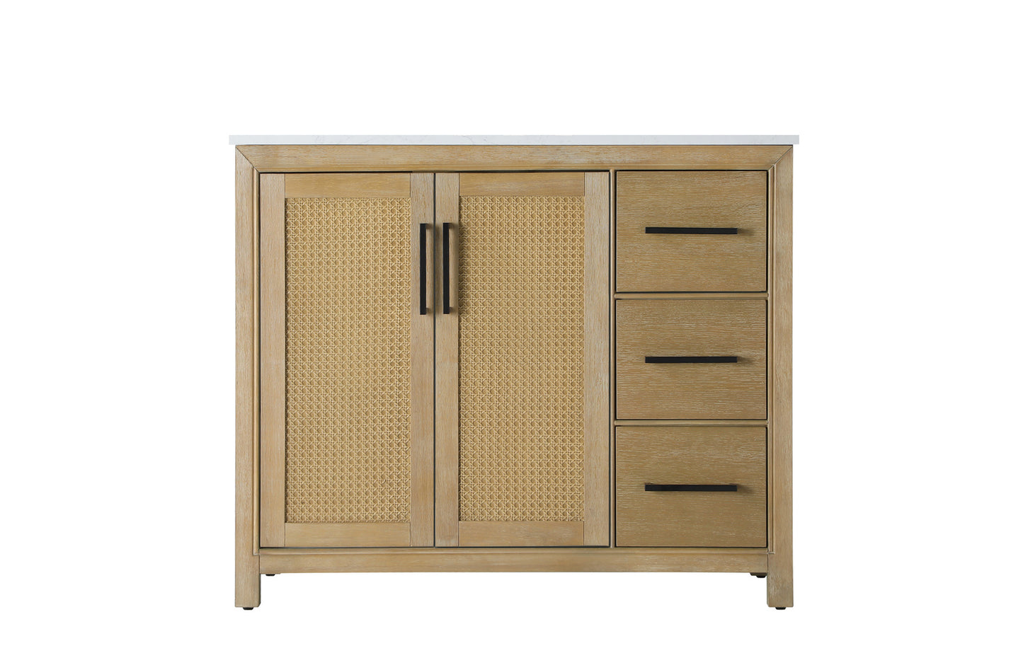 42 Inch Single Bathroom Vanity In Linen Oak VF29542LO