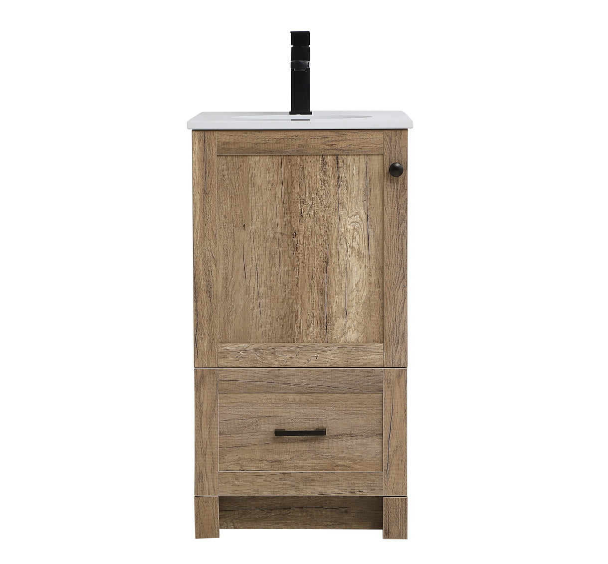 18 inch Single Bathroom Vanity in Natural oak VF2818NT