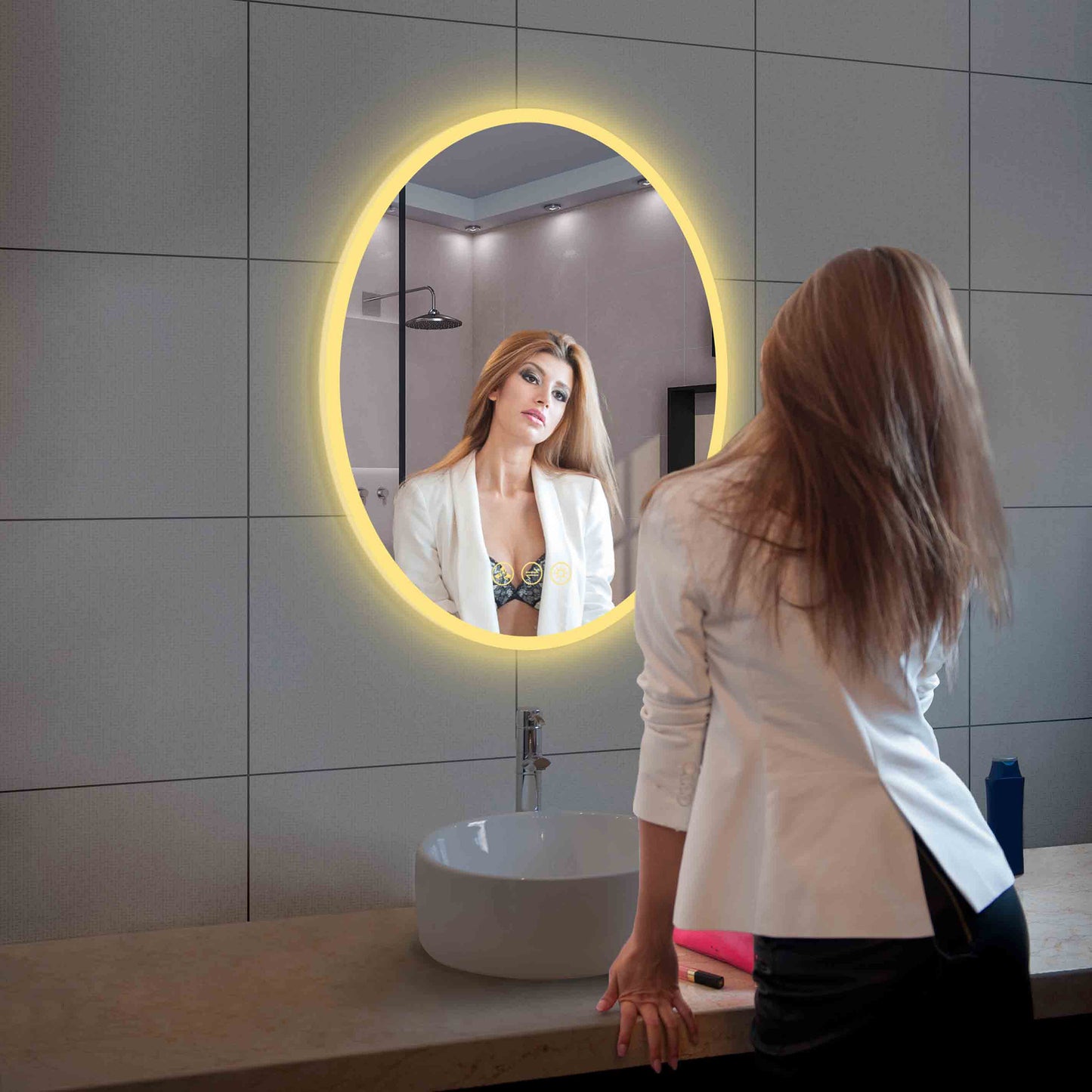 Oval - LED Mirror