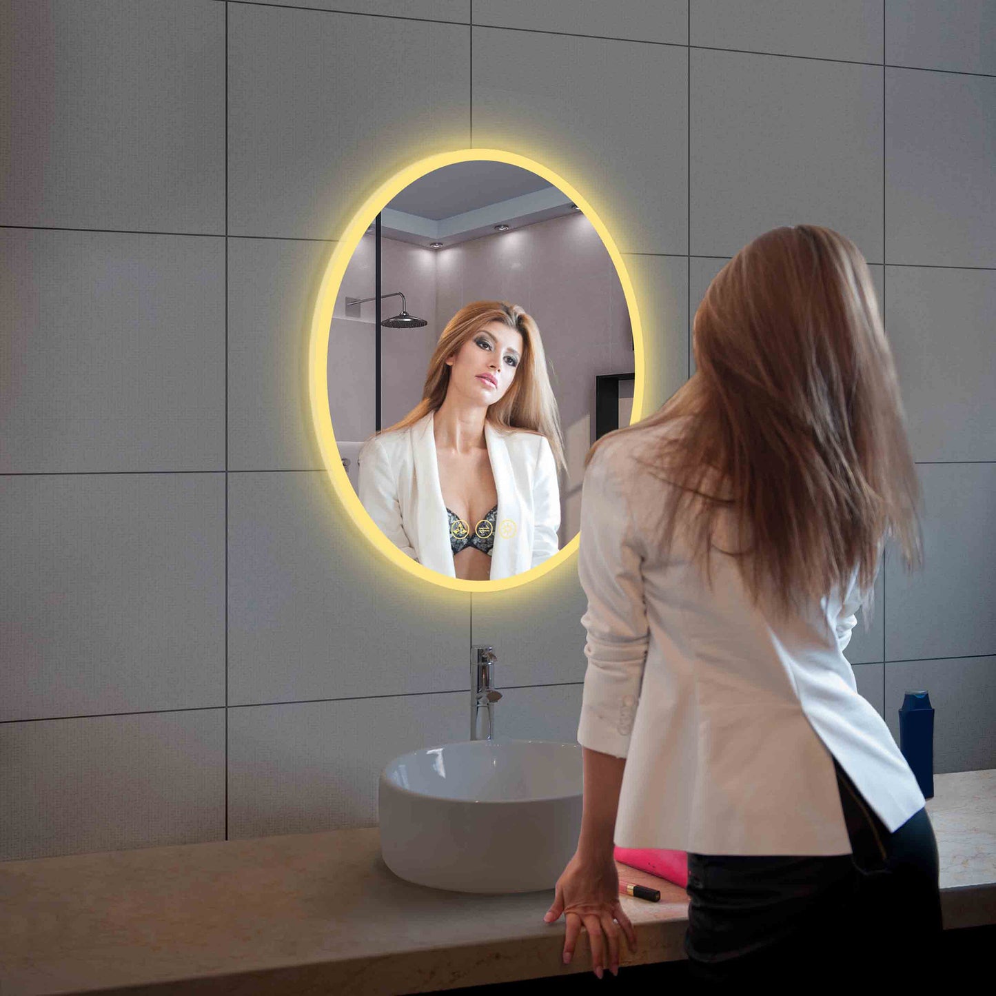 Oval - LED Mirror