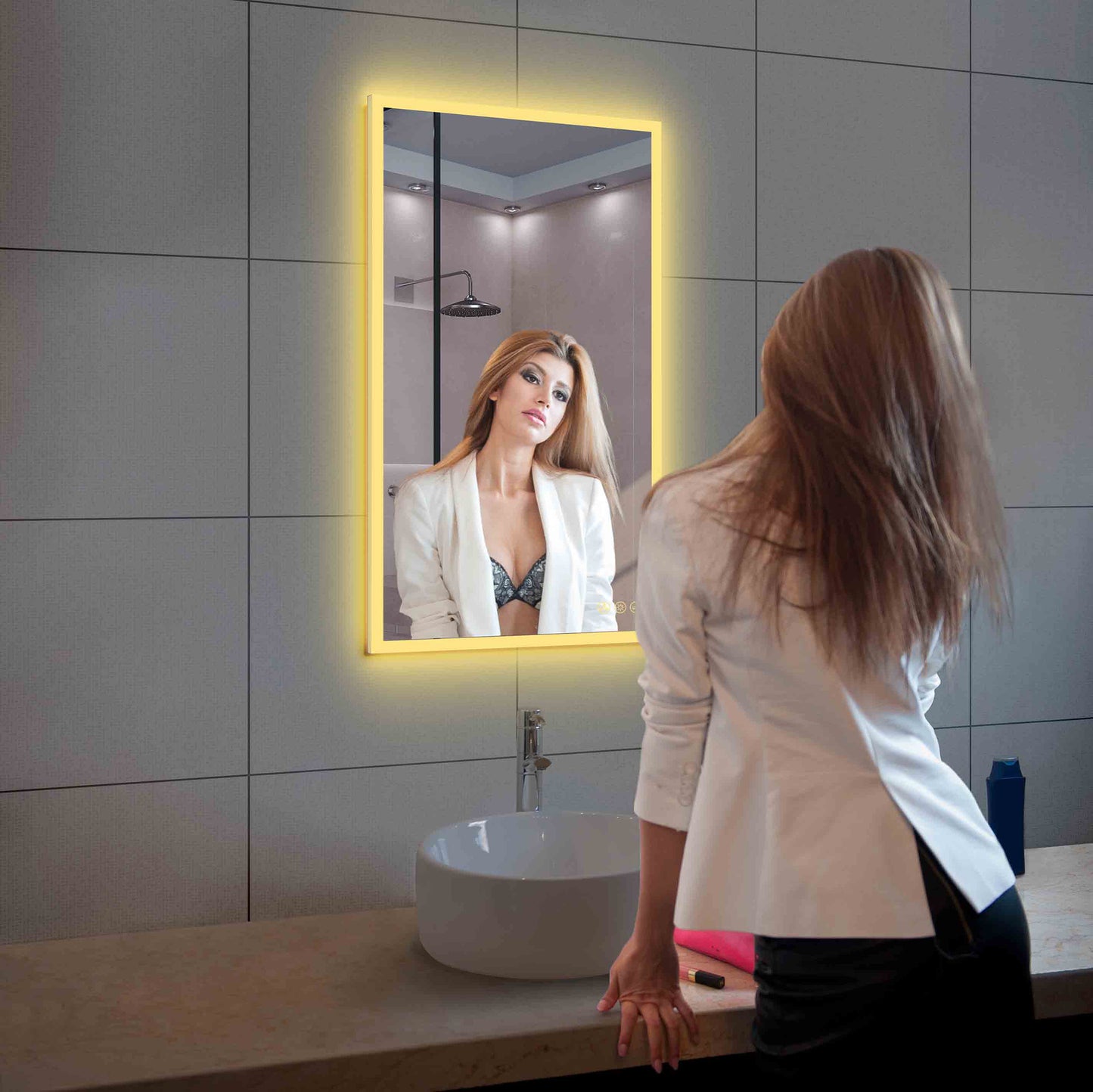 Beta - LED Mirror Frosted Sides
