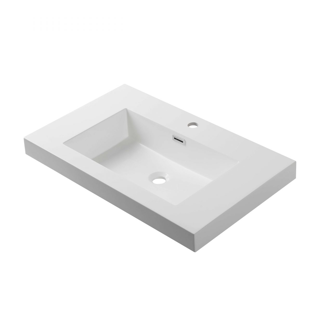 Paris 24 Inch Glossy White Vanity