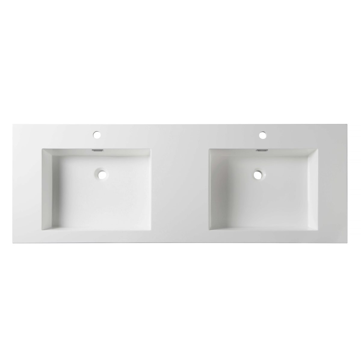 Paris 60 Inch Glossy White Vanity
