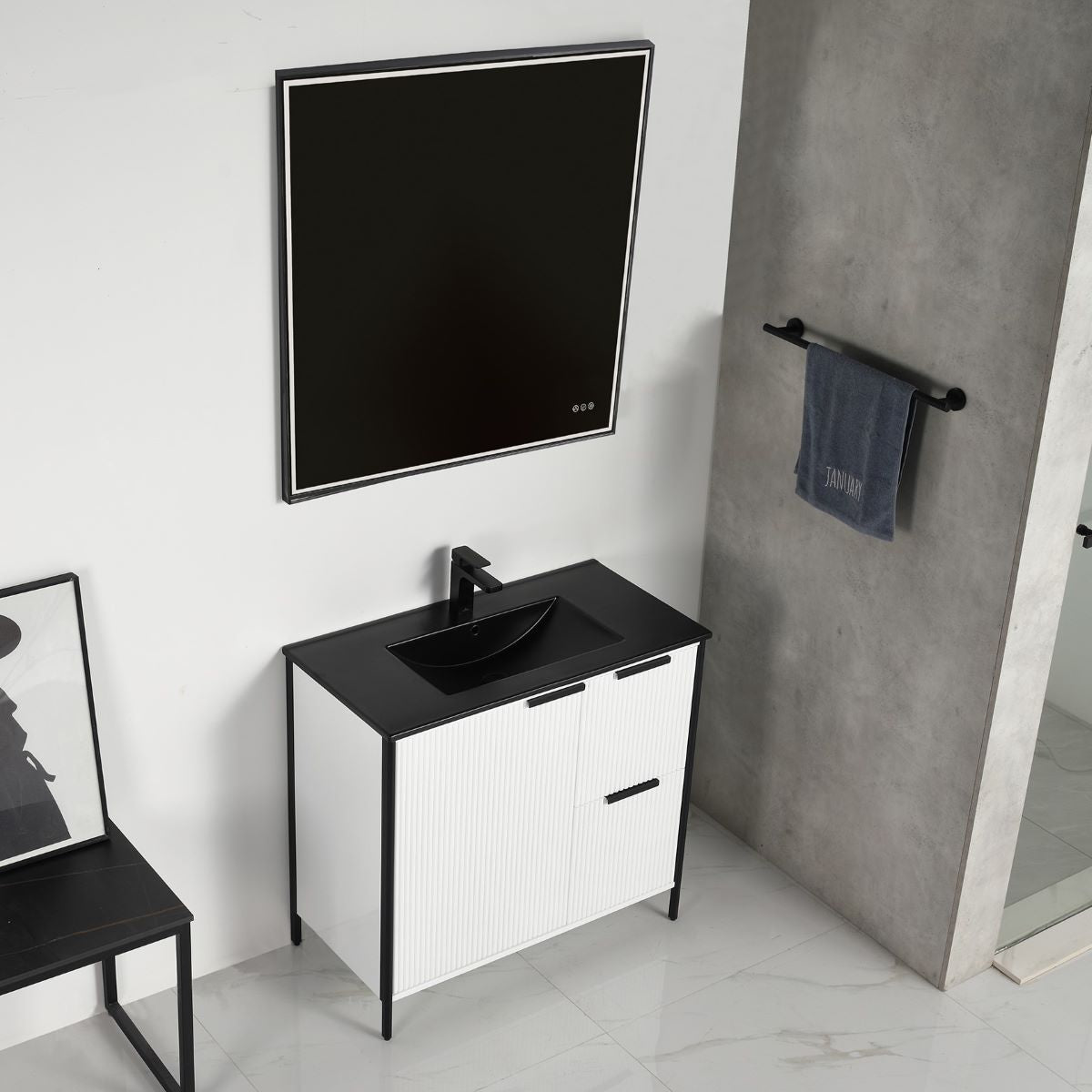 Zurich 36″ Glossy White Vanity