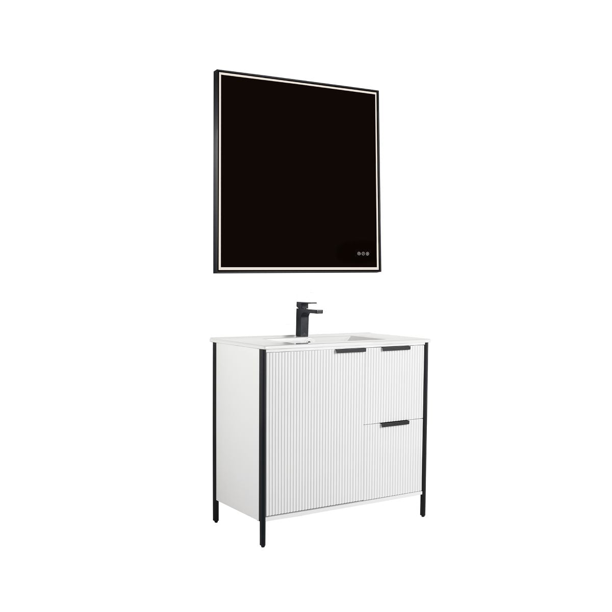 Zurich 36″ Glossy White Vanity