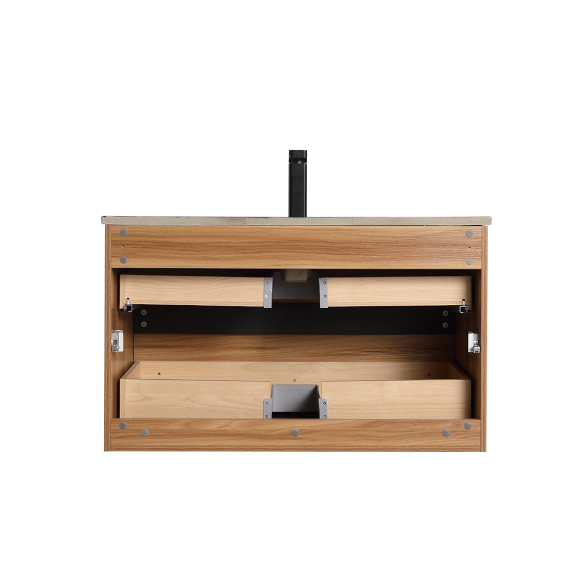 Annecy Maple Strip 36″ Vanity with Acrylic Top-Mount Basin