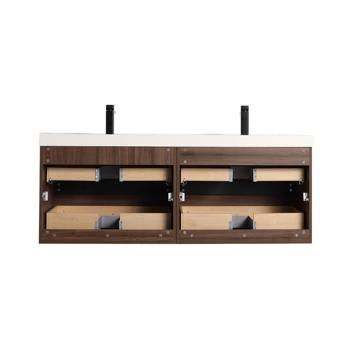 Annecy Maple Strip 48″ Vanity with Acrylic Top-Mount Basin