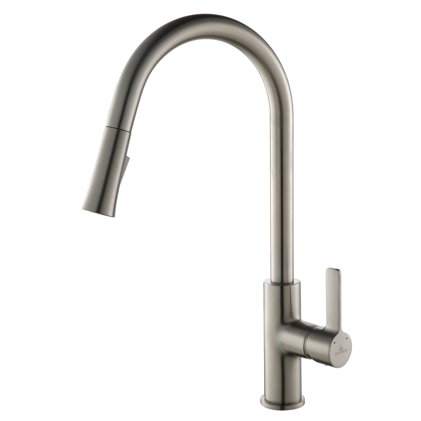 Kitchen - Single Handle Pull Down Brush Nickle Faucet - F01 2011