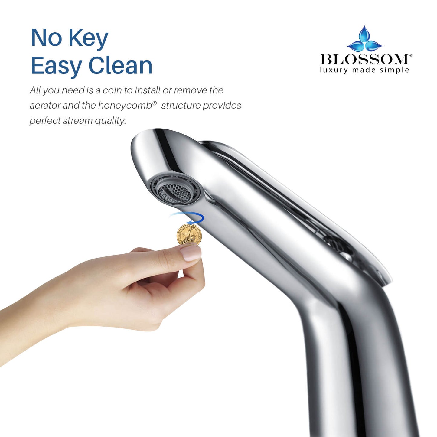 Single Handle Lavatory Faucet – Chrome - F01 106