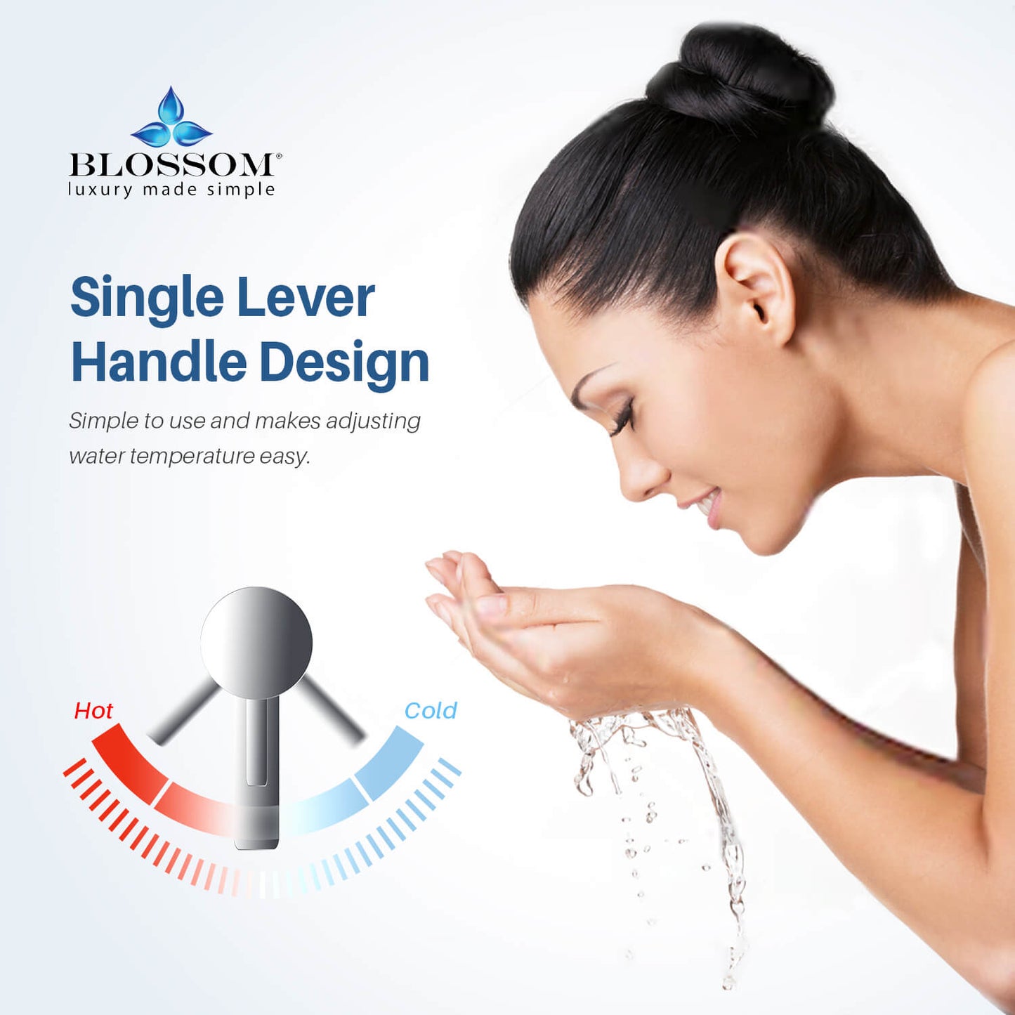 Single Handle Lavatory Faucet – Chrome - F01 116