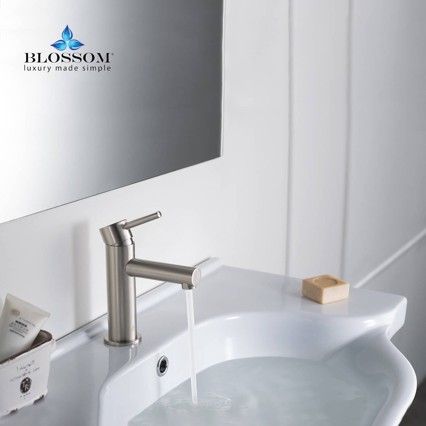 Single Handle Lavatory Faucet – Brush Nickle - F01 116
