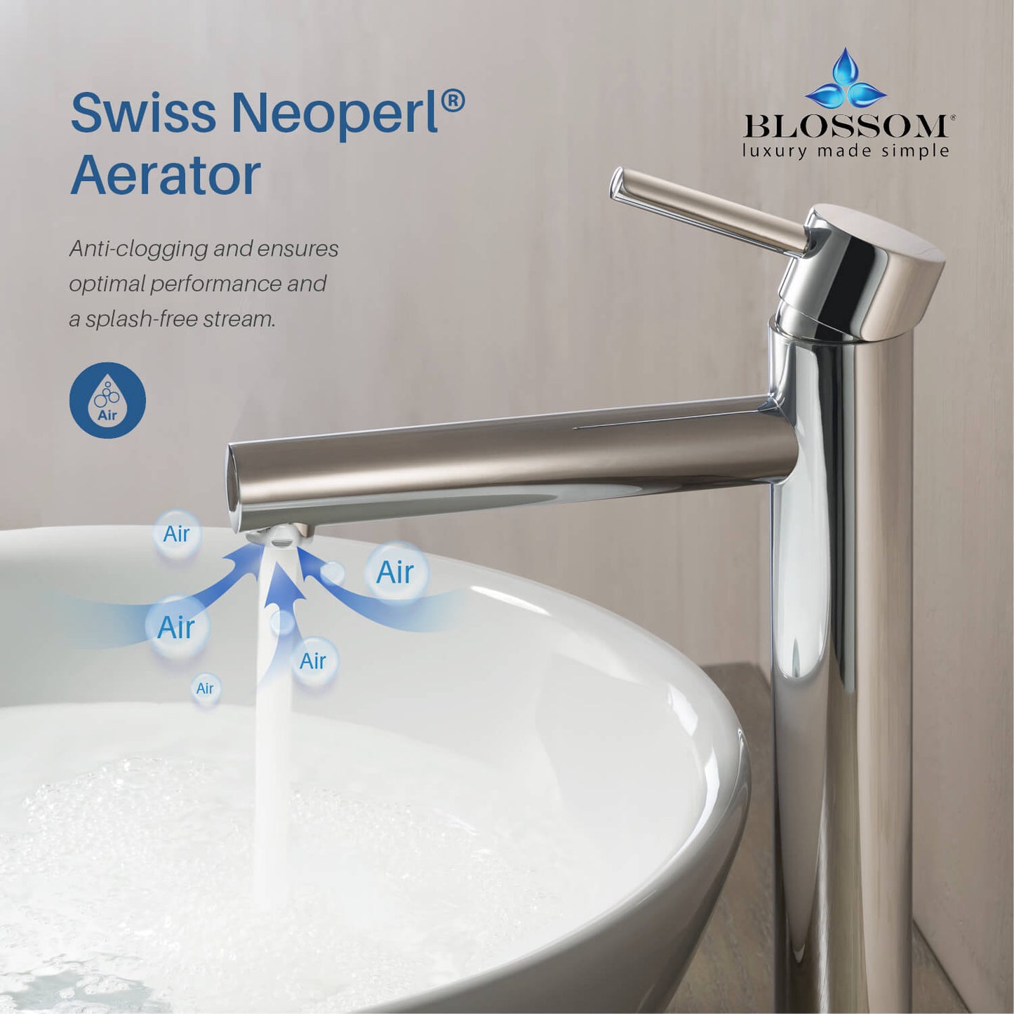 Single Handle Lavatory Faucet – Chrome - F01 117