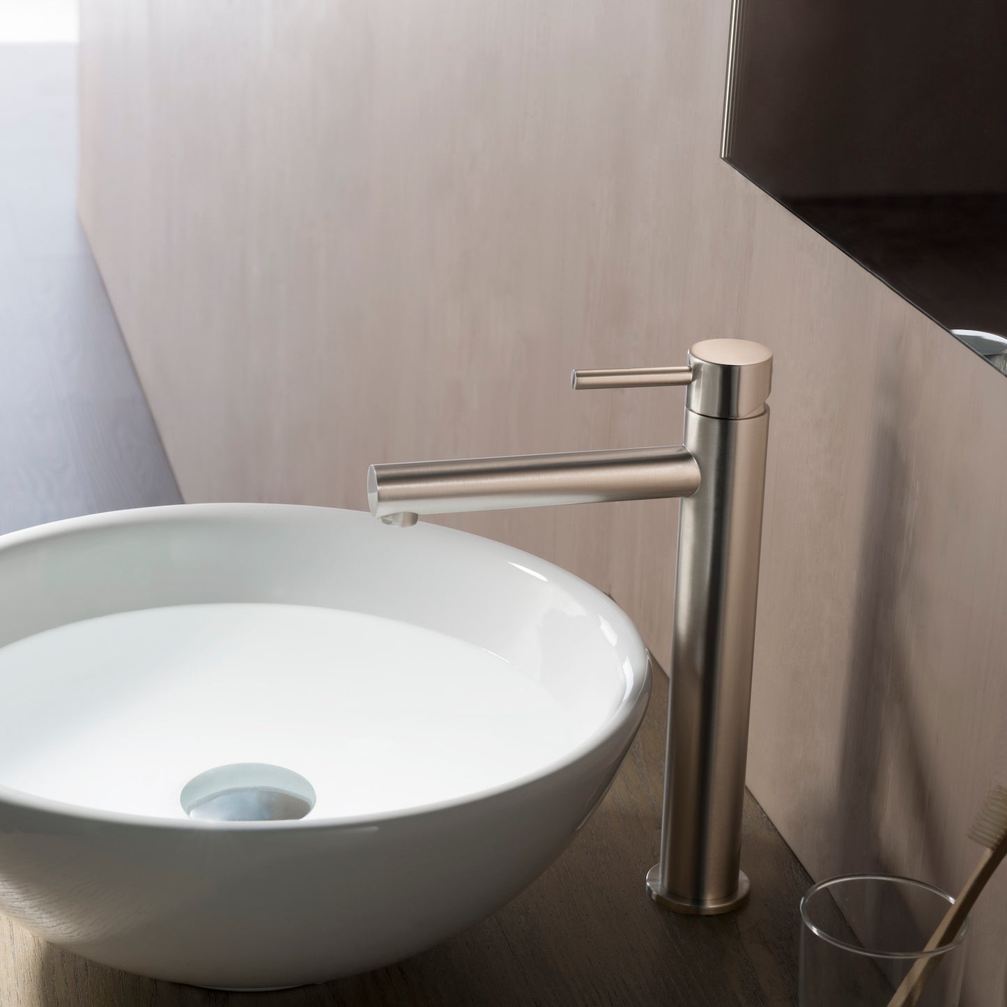 Single Handle Lavatory Faucet – Brush Nickle - F01 117